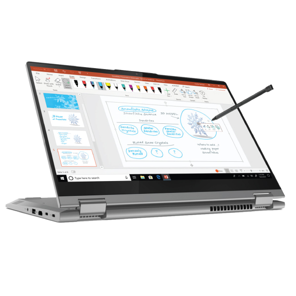 Lenovo ThinkBook 14s Yoga (20WEA00WIH) 2 in 1 Laptop (Intel Core Core i7-1165G7/ 11th Gen/ 16GB RAM/1TB/ Windows 10 Pro/ Intel Iris Xe Graphics/ Backlit/14" FHD IPS/ 3 Years Warranty) Mineral Grey