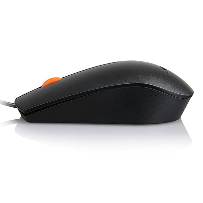 Lenovo Mouse Wired 300(USB || 3Button Mouse || 1600 DPI || 12 Months Warranty)
