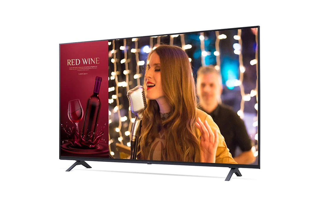 LG Commercial T V 55UR640S (55" Display UHD || Standard Signage || Ethernet || Wifi || webOS-based High Performance || SuperSign Control || CMS Compatibility || HDMI || 1 Year )